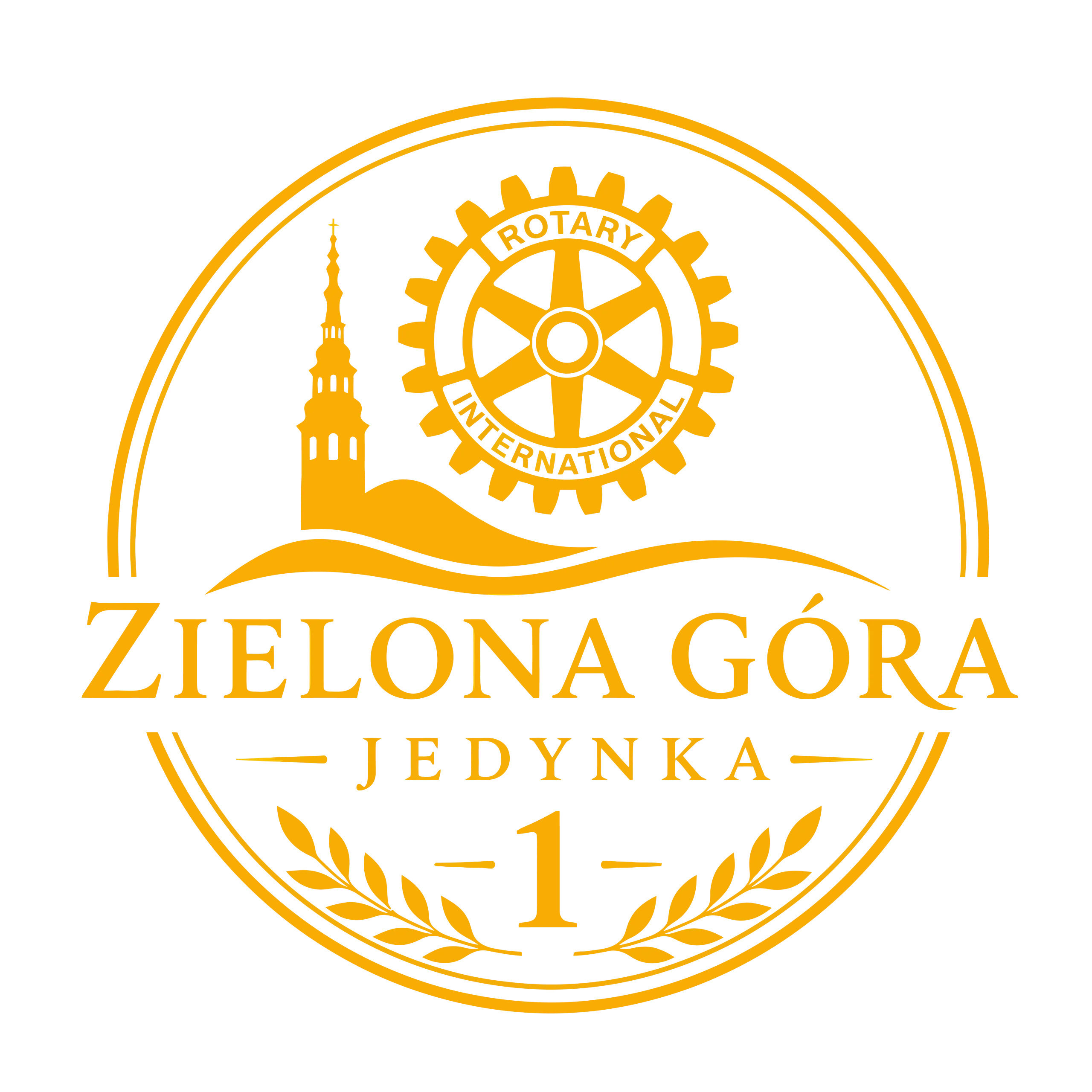 Godło Rotary Club Zielona Góra Jedynka